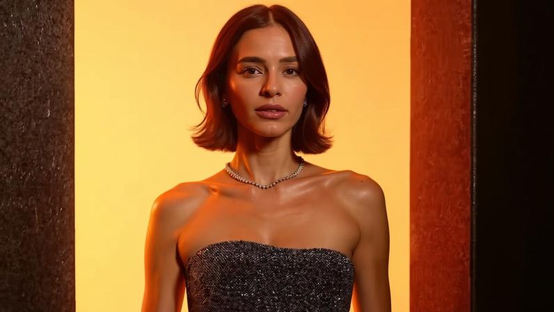 Bruna Marquezine no Oscar — Foto: Reprodução/Instagram @samidrasin