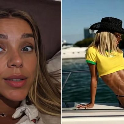 Brunna Gonçalves surpreende-se com gordura após férias com menos treinos