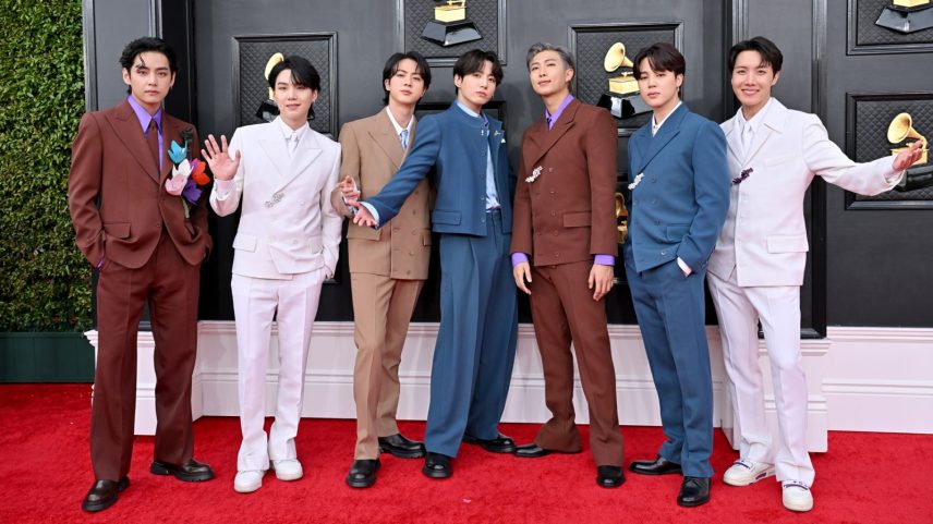 BTS at the 64th Annual GRAMMY Awards