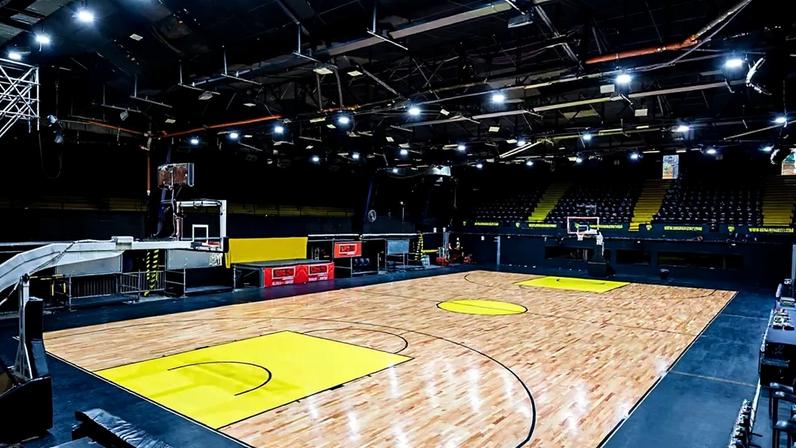 Palco do Final Four da BCLA tem capacidade para aproximadamente 3 mil pessoas (Foto: Divulgação/Electromilenio)
