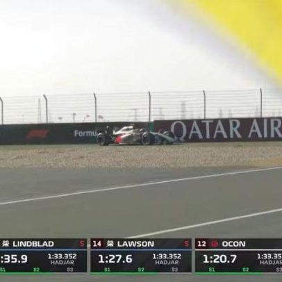 Bortoleto fica fora do Q2 e larga em 16º no GP da China