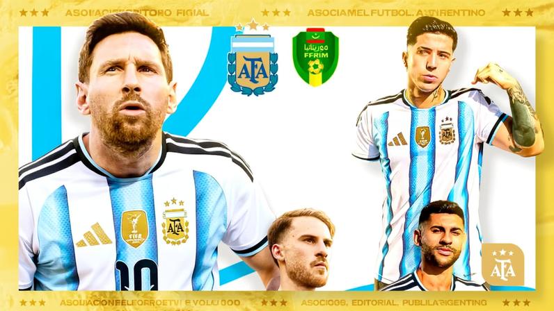 AFA anuncia Argentina x Mauritânia na Bombonera — Foto: Divulgação/AFA