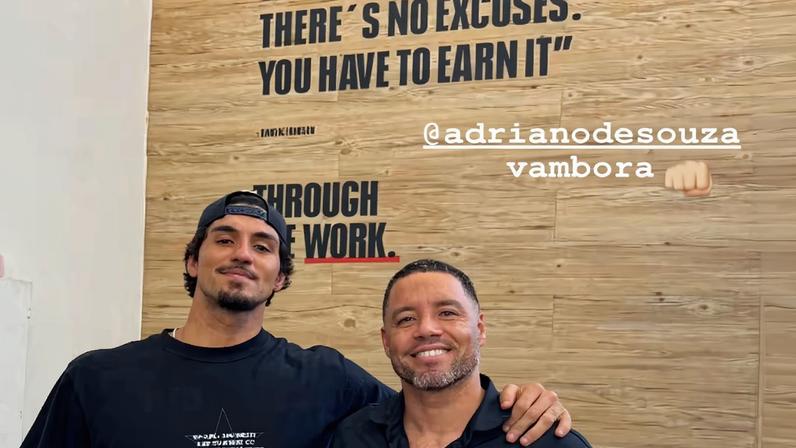 Gabriel Medina anuncia Adriano de Souza como novo técnico na WSL — Foto: Reprodução