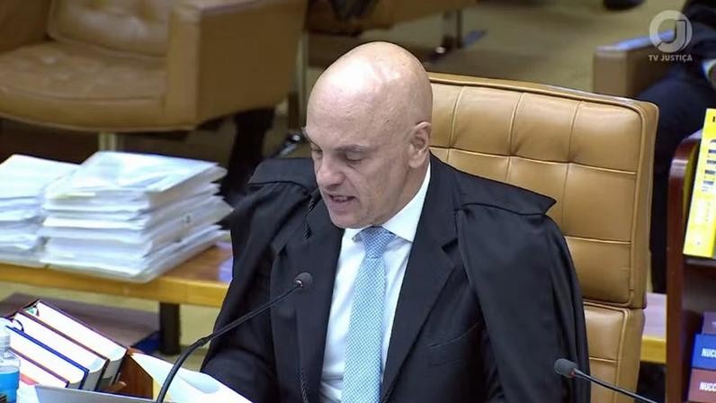 O ministro Alexandre de Moraes — Foto: Reprodução