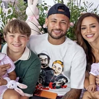 Bruna Biancardi libera fotos da caça aos ovos com Mel, Mavie e Davi Lucca