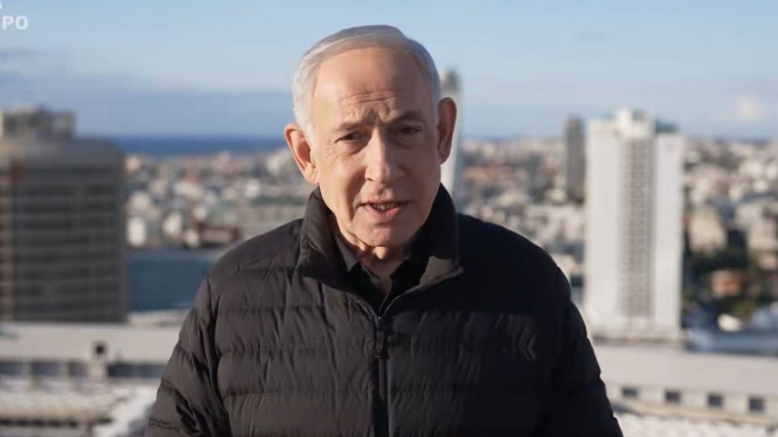01/03/2026 - Benjamin Netanyahu, Primeiro-ministro de Israel, faz pronunciamento de vídeo e publica na sua conta da plataforma X. Foto: Frame/ X/Benjamin Netanyahu