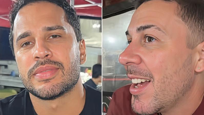 Carlinhos Maia desiste de viagem para EUA e reencontra ex Lucas Guimarães: 'Dá saudades'