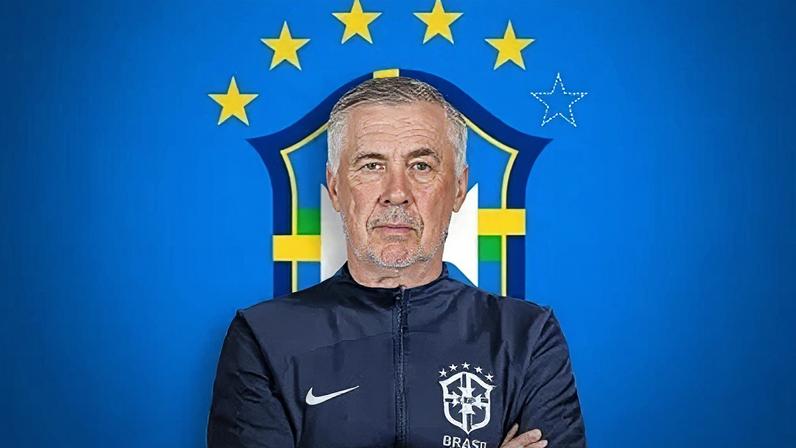 Carlo Ancelotti, técnico da Seleção Brasileira.