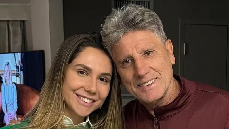 Carol Portaluppi explica por que não mora com Renato Gaúcho: TOC do pai