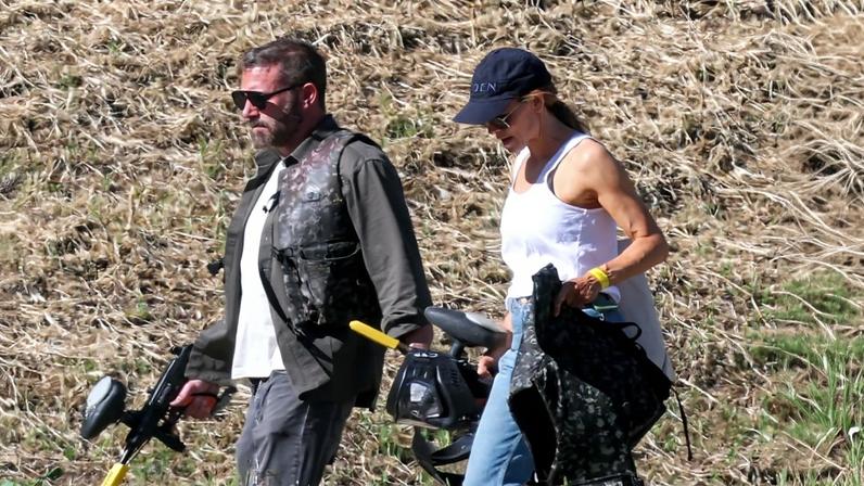 Jennifer Affleck and Ben Affleck were photographed celebrating their son Samuel’s 14th birthday on Saturday.