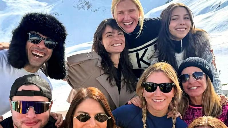Celina Locks celebra seus 36 anos nos Alpes Franceses — Foto: Reprodução/Instagram