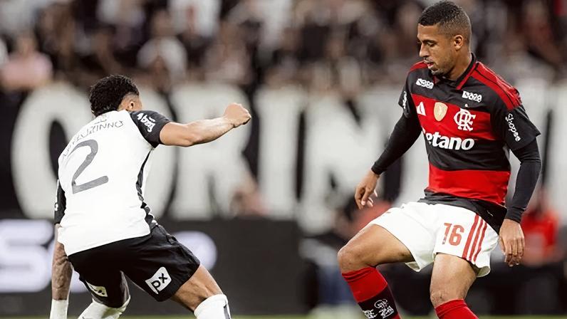 Corinthians e Flamengo empatam em jogo movimentado pelo Brasileirão