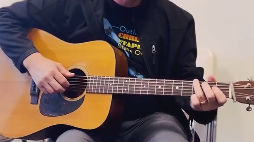 Country singer and bluegrass artist Ronnie Bowman (seen here in 2023) died at age 64 on Sunday, March 22.