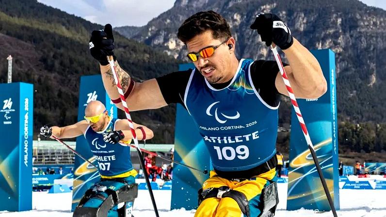 Cristian Ribera conquista pódio inédito nas Paralimpíadas de Inverno