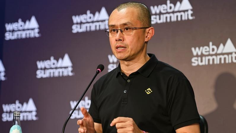 Changpeng Zhao, CZ, fundador e CEO da Binance em Liboa, Portugual