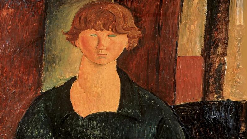 Amedeo Modigliani's La Bouquetière (1919-20)