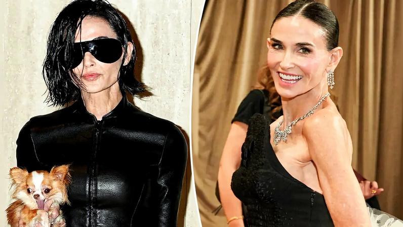 Demi Moore smiling on the red carpet at the 32nd Annual Actor Awards.
