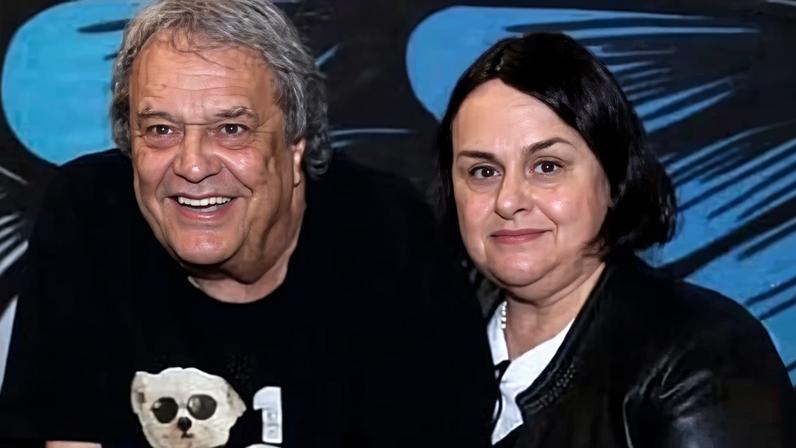 Dennis Carvalho e a afilhada Fernada Brandalise, roteirista do musical 'Clube da Esquina - Sonhos não envelhecem'
