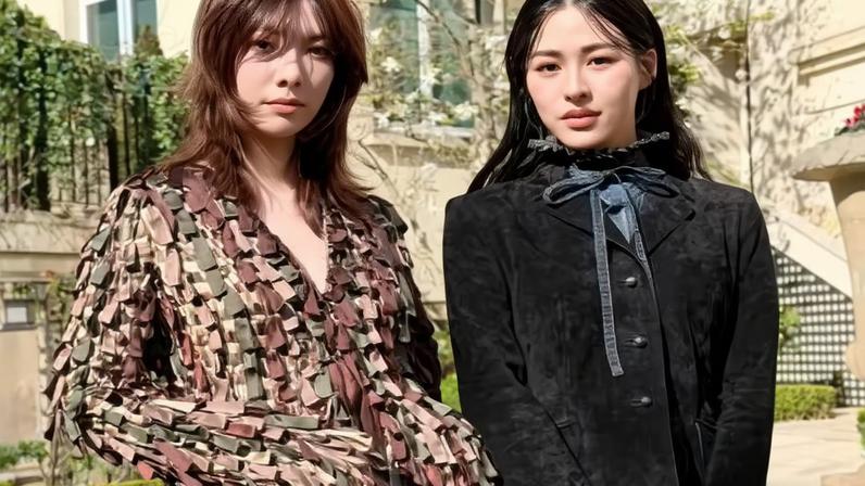 Lingling Kwong e Orm Kornnaphat brilham em Paris — Foto: Reprodução/Instagram