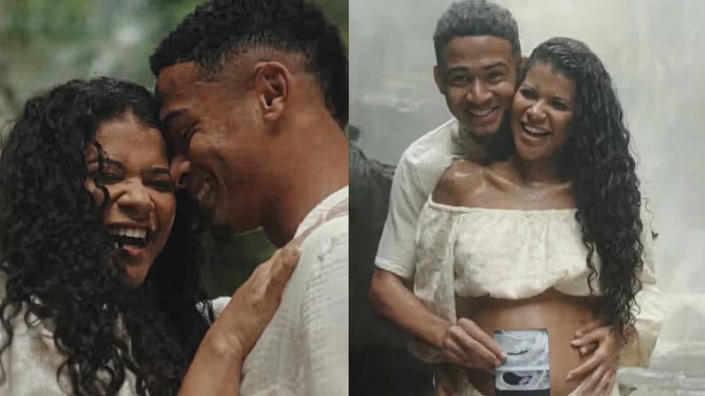 Sheuba e Tiago Souza anunciam primeiro filho — Foto: Reprodução/Instagram