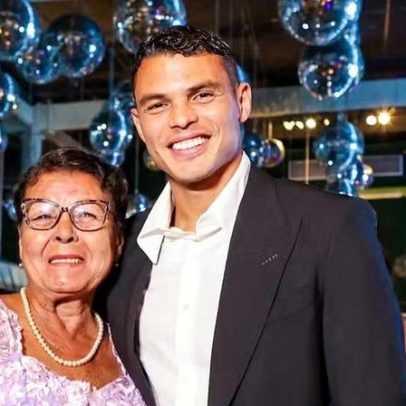 Thiago Silva homenageia a mãe em despedida emocionante