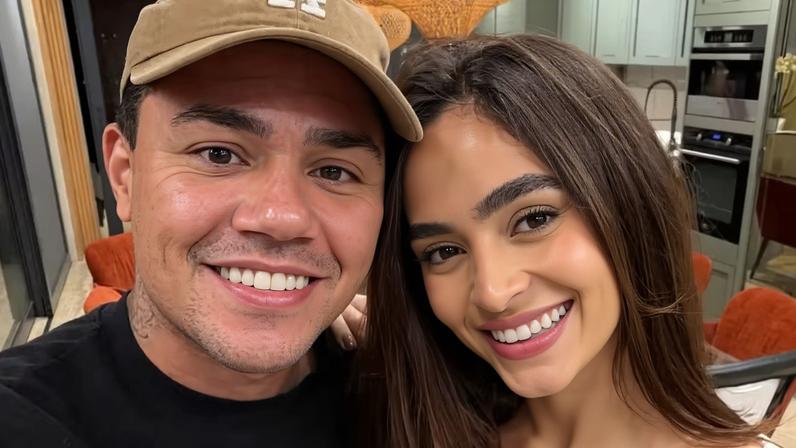 Felipe Araújo e a noiva, Lara Prado