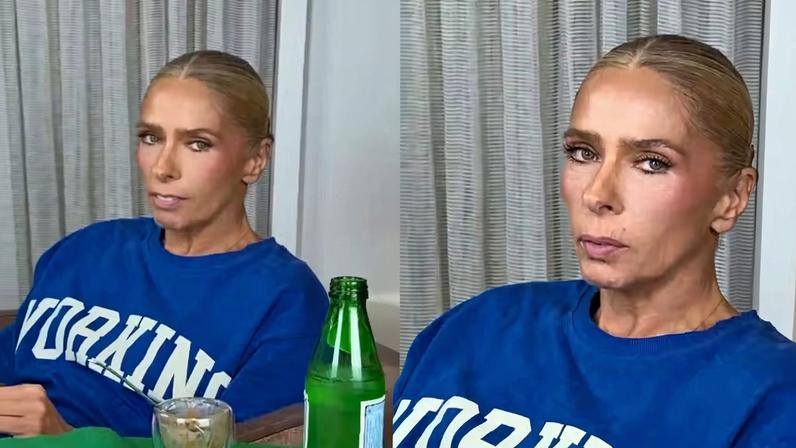 Adriane Galisteu se arruma para date