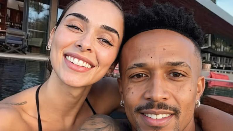 Eder Militão e Tainá Militão — Foto: Reprodução/Instagram