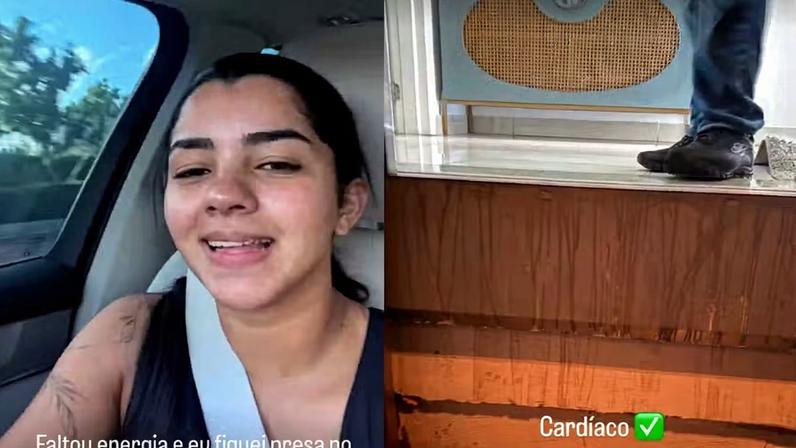 Ary Mirelle, esposa de João Gomes, relata susto após ficar presa em elevador