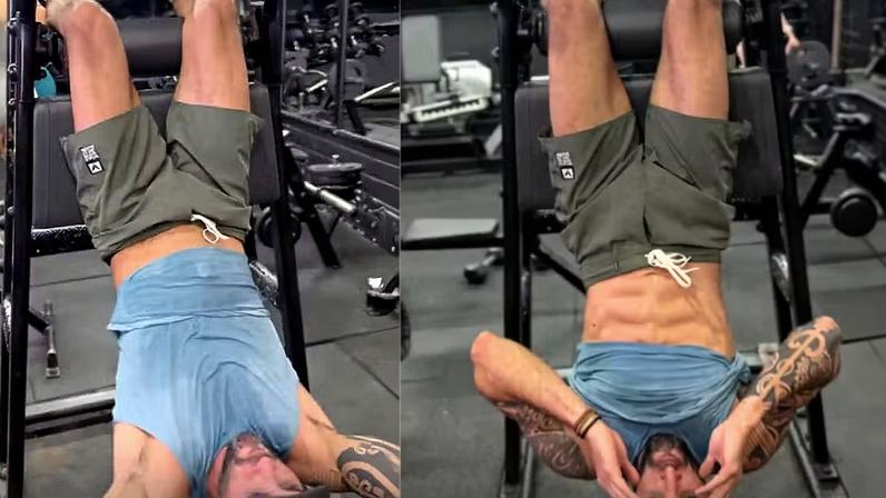 Daniel Cady, ex de Ivete Sangalo, exibe o abdômen trincado — Foto: Reprodução/Instagram