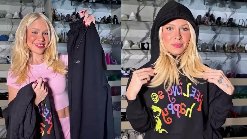 Karoline Lima recria look de encontro secreto com o ex Léo Pereira