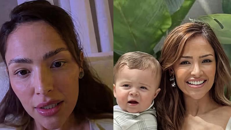 Gabi Luthai e o filho, Pietro