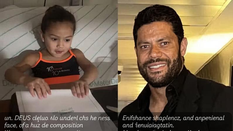 Filha de Hulk é levada ao hospital após reação alérgica — Foto: Reprodução/Instagram