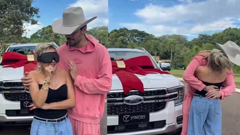 Luan Pereira presenteia a mãe com caminhonete avaliada em mais de R$ 300 mil