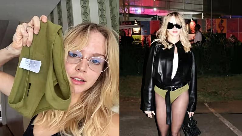 Isabella Scherer rebate críticas após usar calcinha no 1º dia do Lollapalooza
