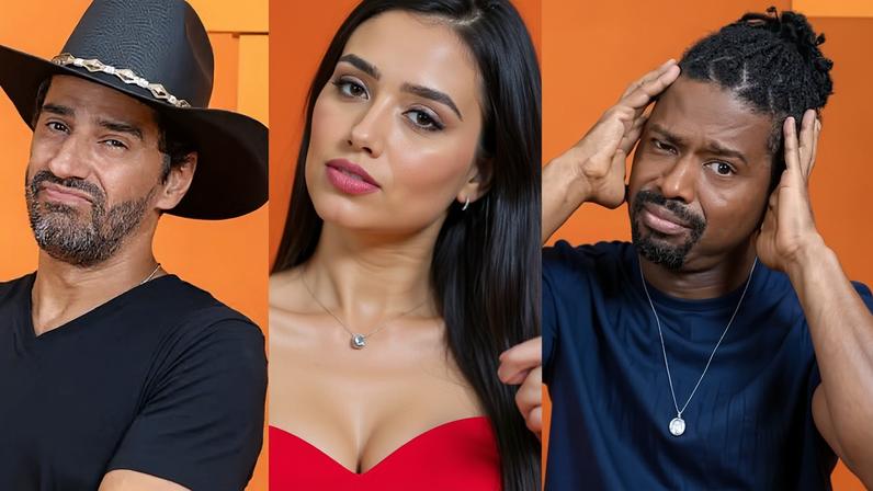 BBB 26: escolha quem eliminar entre Alberto Cowboy, Jordana e Leandro Boneco