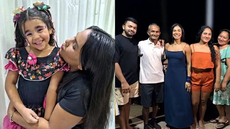 Participantes do BBB 26 recebem fotos de familiares — Foto: Arquivo Pessoal