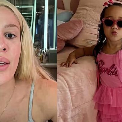 Karoline Lima comenta terapeuta da filha Cecilia com Eder Militão e feedback