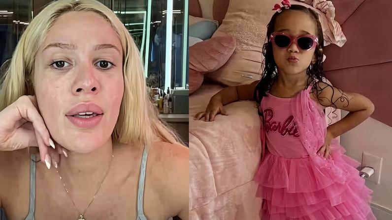 Karoline Lima fala sobre terapia de Cecilia — Foto: Reprodução/Instagram