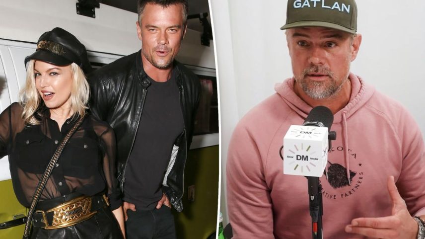 Josh Duhamel (pictured above in June 2014) gave rare insight into his and ex-wife Fergie’s breakup.