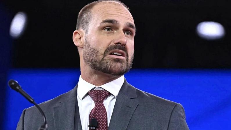 O ex-deputado federal Eduardo Bolsonaro. Foto: Saul Loeb/AFP