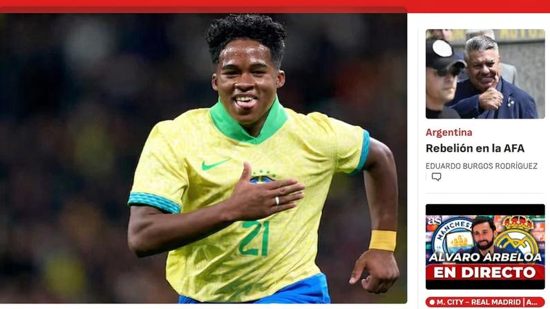 Imprensa espanhola destaca convocação do Brasil e aposta em Endrick