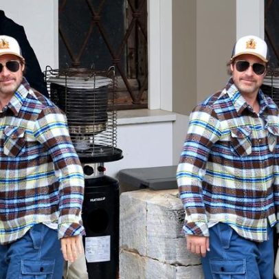 Celebridade de alto perfil vai discretamente ao set de novo thriller psicológico