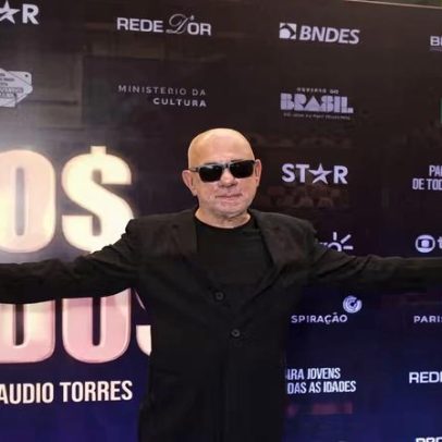 Elenco e convidados vão à pré-estreia de Velhos Bandidos no Rio