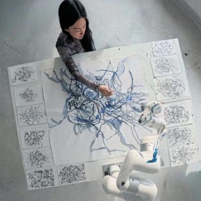 Sougwen Chung discute o entrelaçamento humano-máquina na prática criativa
