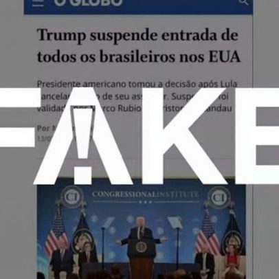 Desmentido: boato de que Trump suspendeu entrada de brasileiros é falso