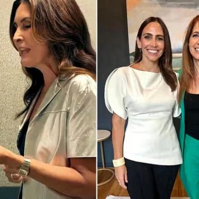 Mães de trigêmeos Bernardes e Abritta homenageiam cientista da FIV