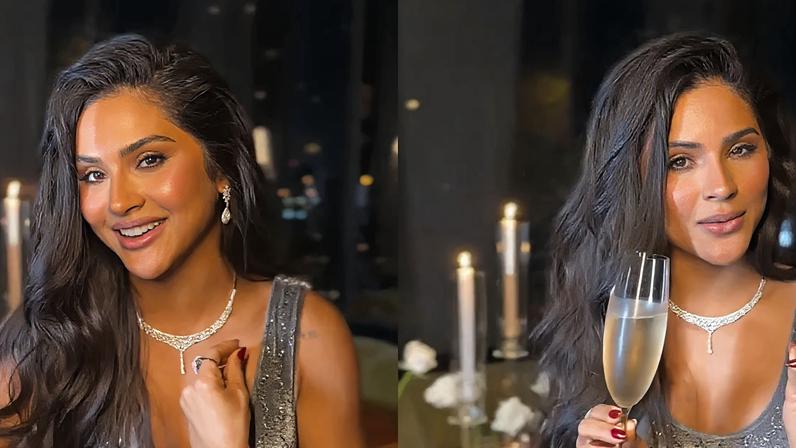Mileide Mihaile comemora 37 anos em São Paulo: influenciadora aposta em bolo com mais de 1 metro de altura e look de R$ 27 mil em festa luxuosa