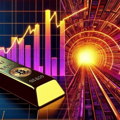 Preço do ouro em queda acentuada testa o padrão ouro