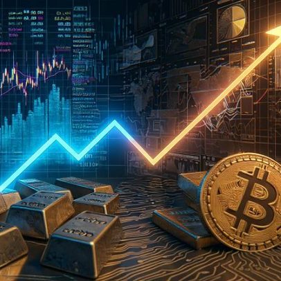 Bitcoin em recuperação e ouro em queda